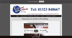Desktop Screenshot of colwoodwheelworks.co.uk